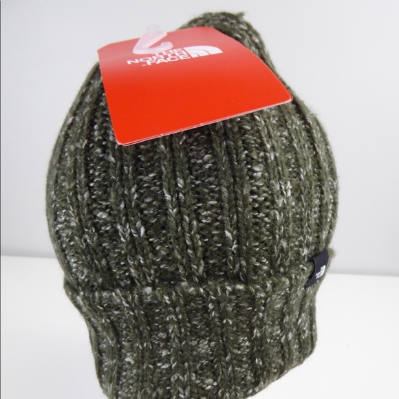 North Face Chunky Rib Beanie Hat Shallow Deep Fits - Picture 4 of 6